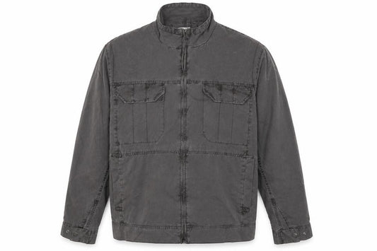 Marks & Spencer Men’s Beige 2XL Cotton Full Zip Utility Jacket