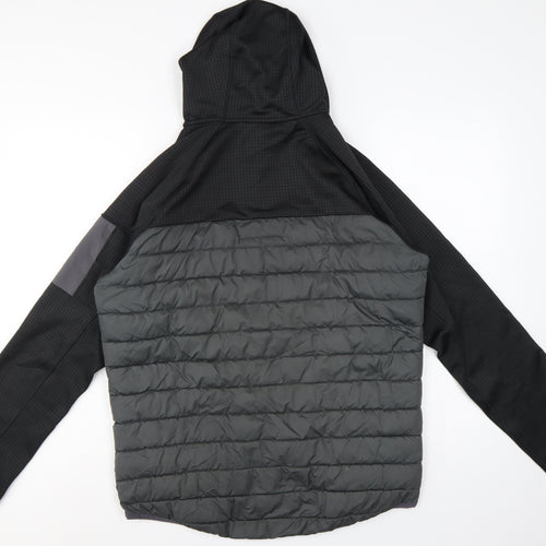 Berghaus Men’s Grey Black M Hooded Full Zip Puffer Jacket