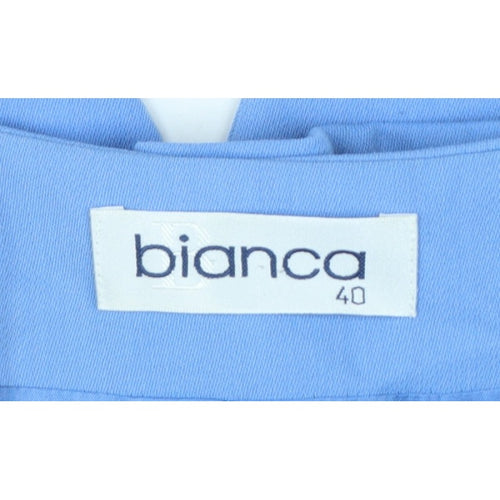 Bianca Women’s Blue UK 12 Long Tailored 5 Button Blazer