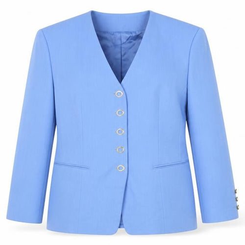 Bianca Women’s Blue UK 12 Long Tailored 5 Button Blazer