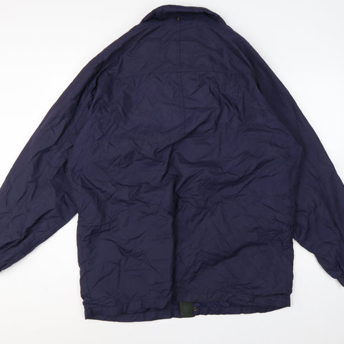 Northern Elements Men’s Blue L Hooded Insulated Nylon Parka Jacket