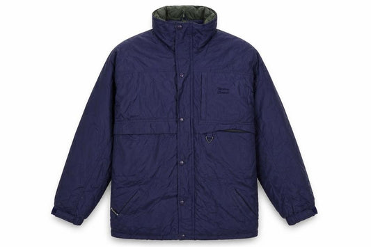 Northern Elements Men’s Blue L Hooded Insulated Nylon Parka Jacket