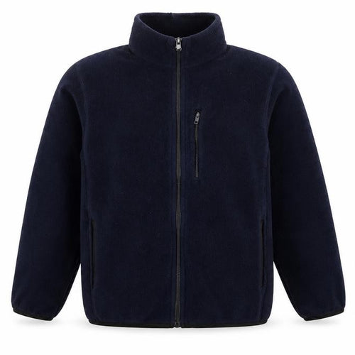 Uniqlo Boys Navy 11-12 Years Fleece Track Jacket Full Zip Pockets