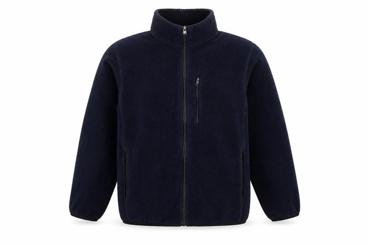 Uniqlo Boys Navy 11-12 Years Fleece Track Jacket Full Zip Pockets