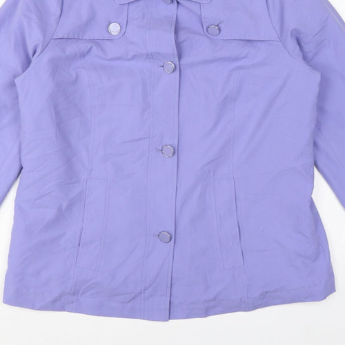 Marks and Spencer Women’s Purple UK 14 Classic Collared Jacket