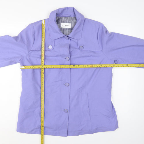 Marks and Spencer Women’s Purple UK 14 Classic Collared Jacket