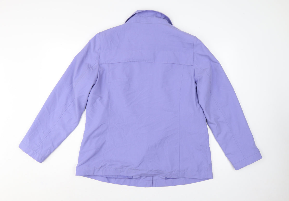 Marks and Spencer Women’s Purple UK 14 Classic Collared Jacket