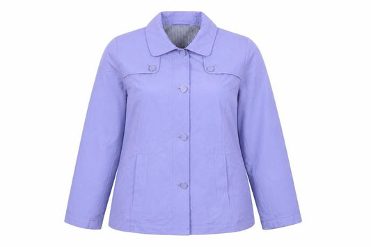 Front view of Marks and Spencer Women’s Purple UK 14 Classic Collared Jacket