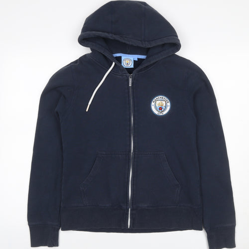 Fanatics Women Black Manchester City Full Zip Hoodie UK 12