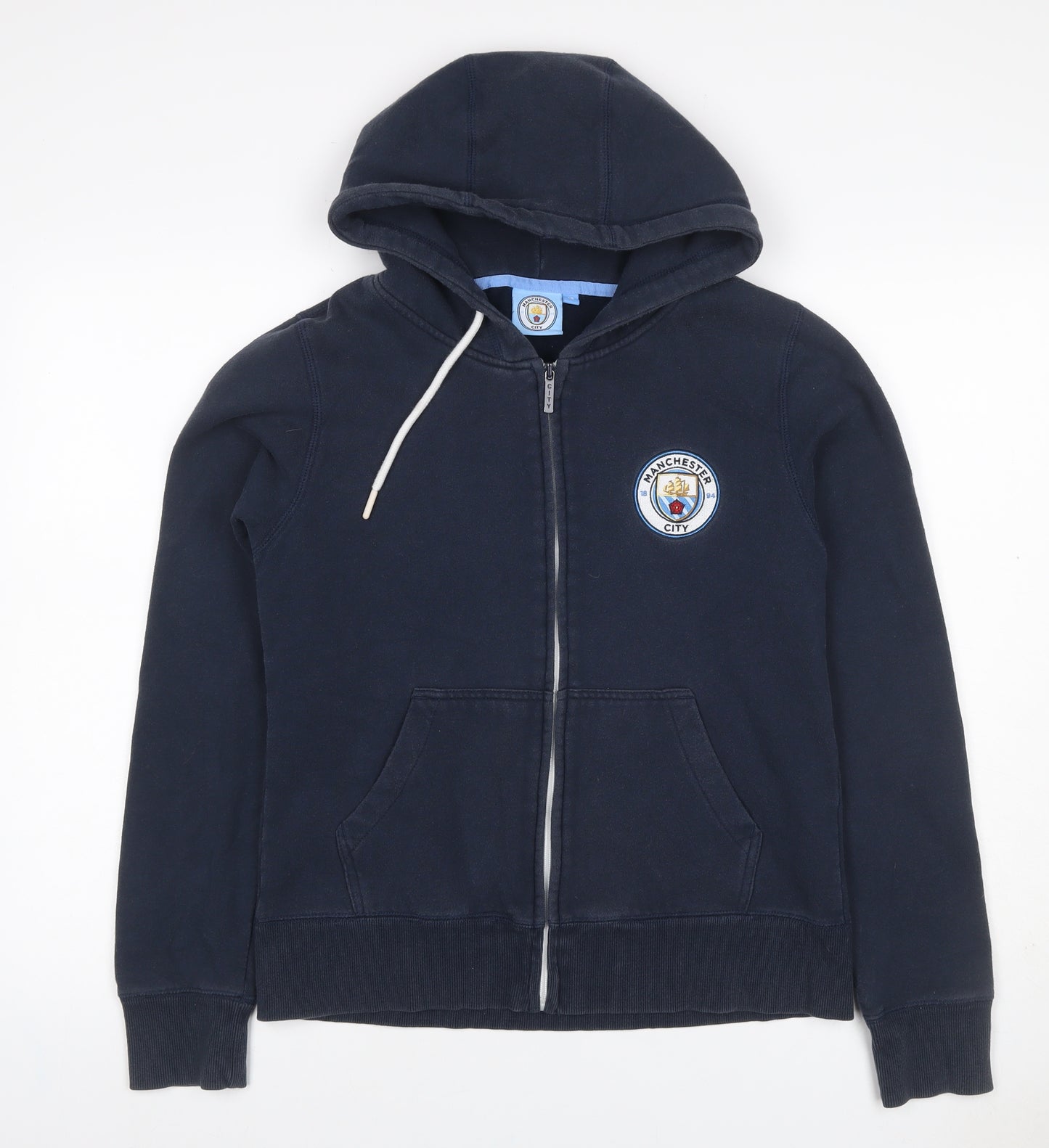 Fanatics Women Black Manchester City Full Zip Hoodie UK 12
