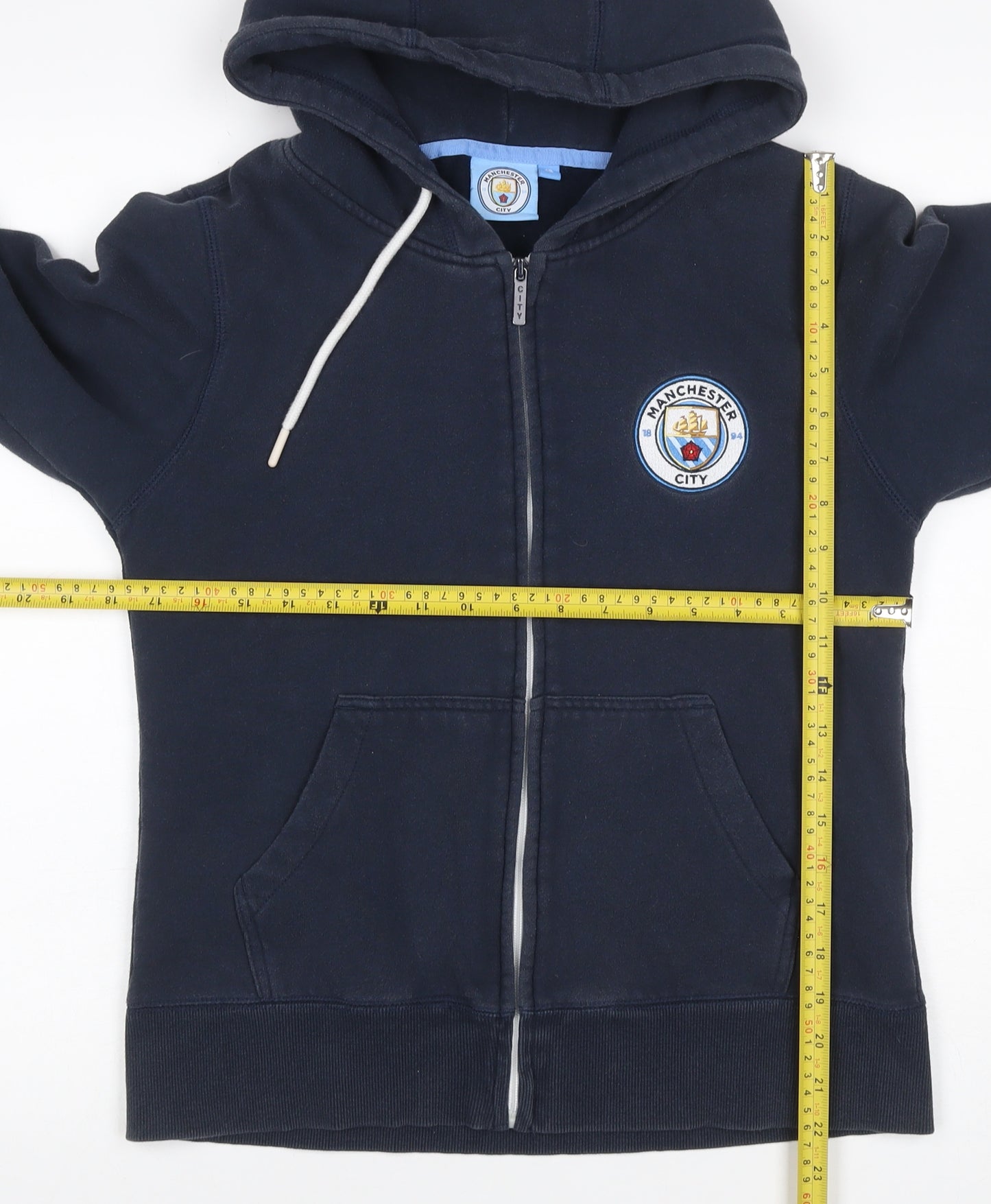 Fanatics Women Black Manchester City Full Zip Hoodie UK 12
