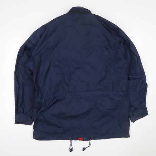Pinter Mens Blue M Basic Jacket Australia Embroidered Zip Coat