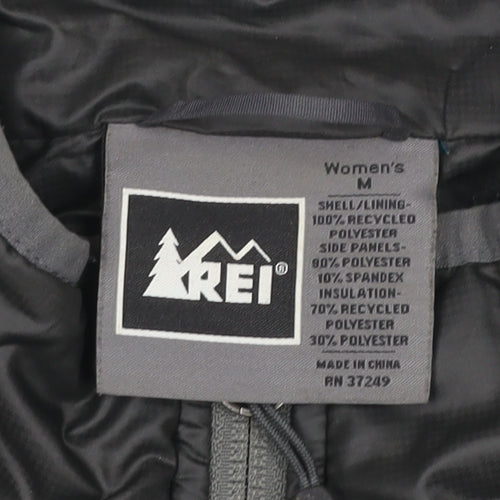 REI Unisex Adults Black M Quilted Puffer Waistcoat Gilet