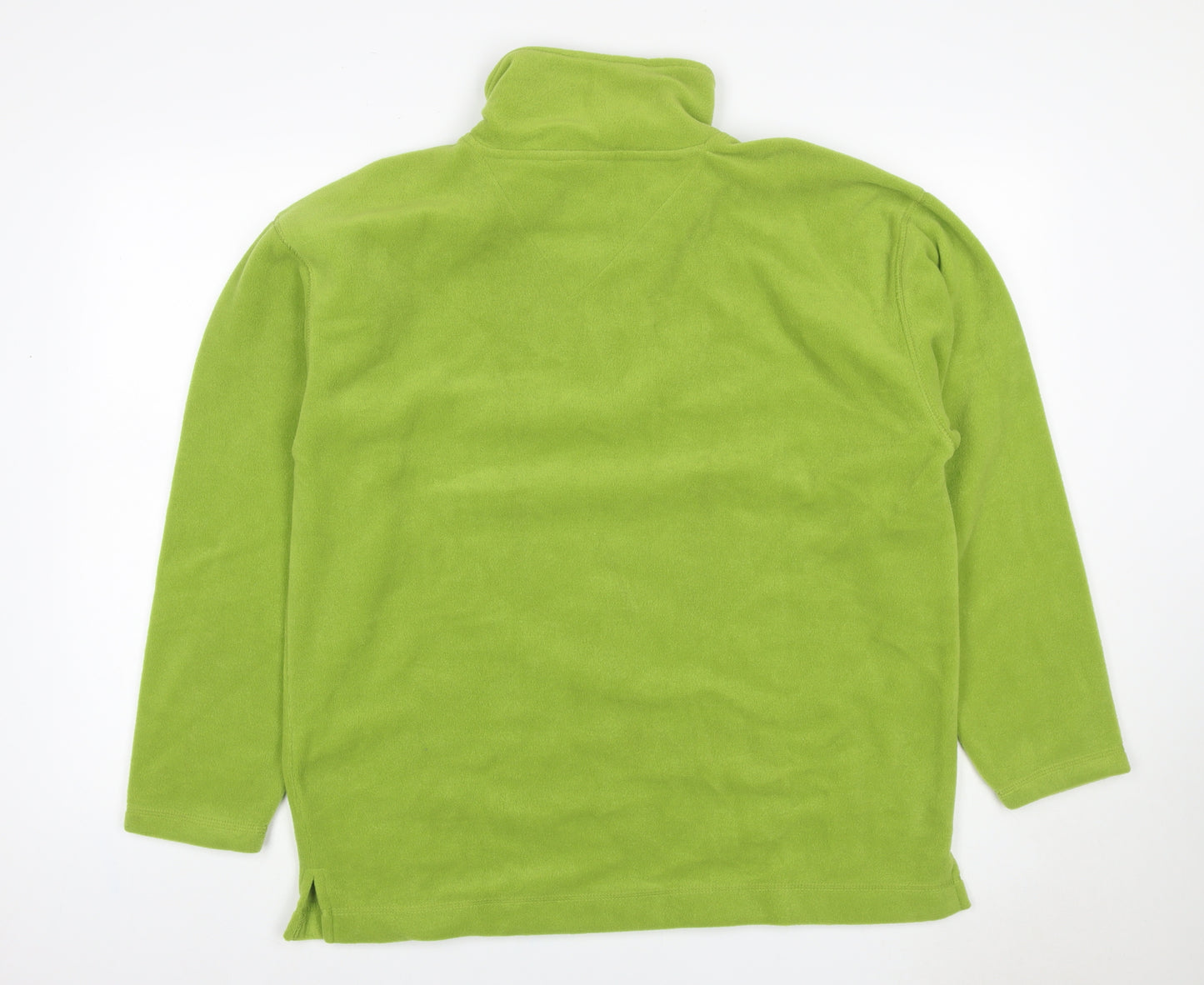 RAID Teens Green UK 16 1/2 Zip Fleece Pullover Sweatshirt