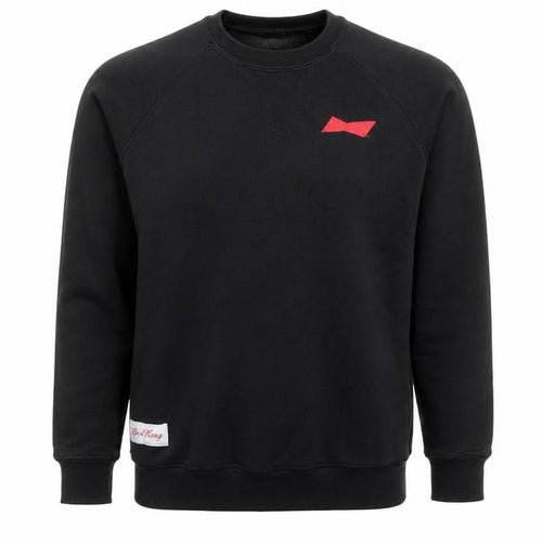 Be a King Men’s Black M Graphic Print Crew Neck Pullover Sweatshirt