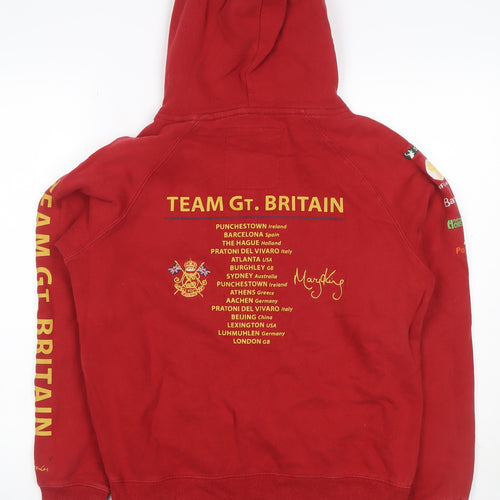 Joules Mary King Women’s Red UK 12 Team GB Britain Pullover Hoodie