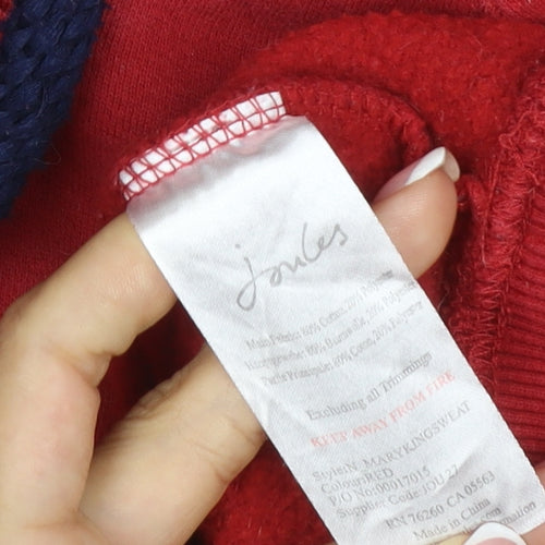 Joules Mary King Women’s Red UK 12 Team GB Britain Pullover Hoodie