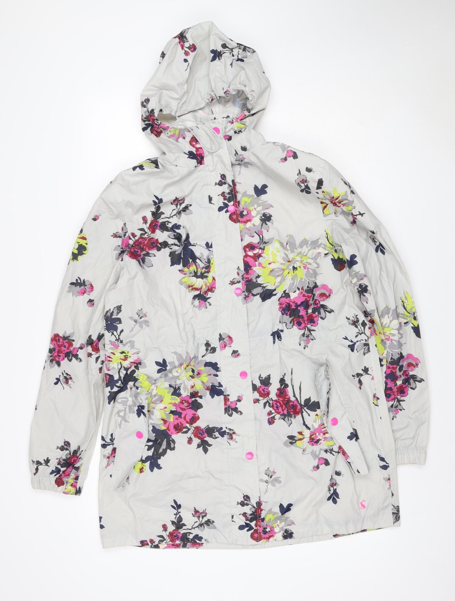 Joules Women’s Multicoloured UK 12 Floral Right as Rain Hooded Jacket