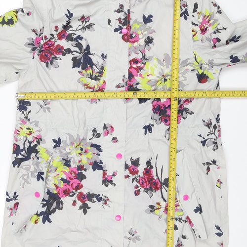 Joules Women’s Multicoloured UK 12 Floral Right as Rain Hooded Jacket