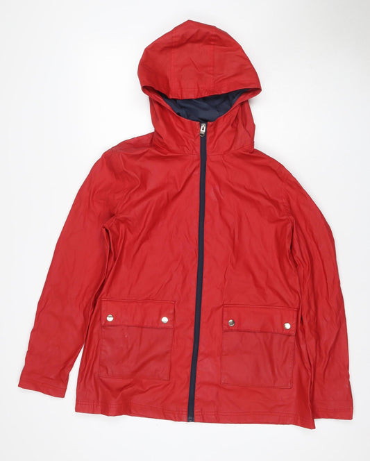 Tokyo Laundry Women’s Red UK 12 Hooded Zip Jacket
