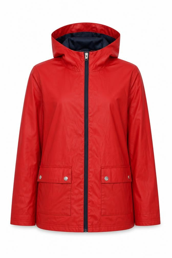 Tokyo Laundry Women’s Red UK 12 Hooded Zip Jacket