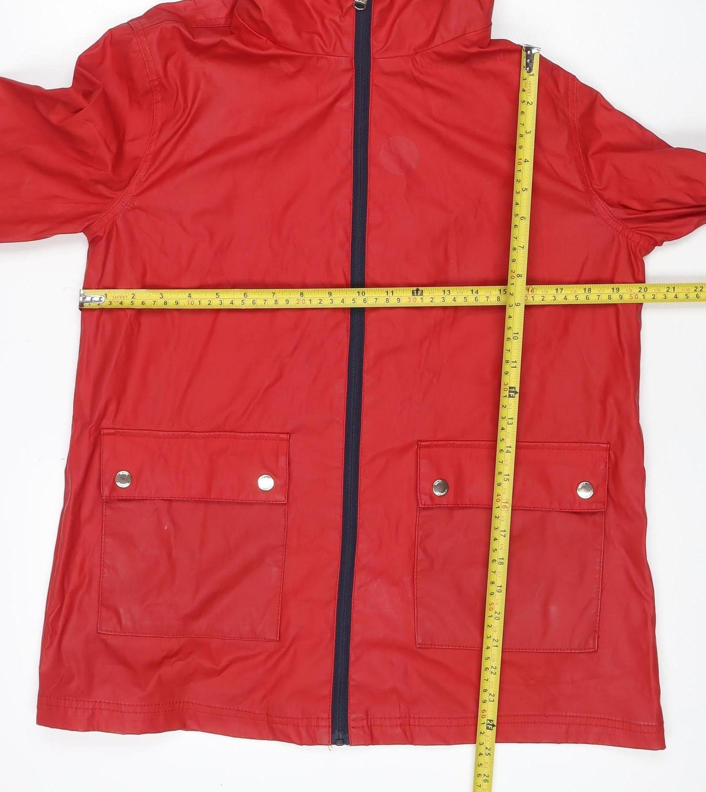 Tokyo Laundry Women’s Red UK 12 Hooded Zip Jacket