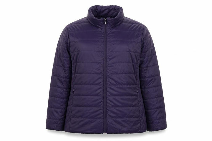 OVS Women’s Purple 4XL Quilted Puffer Jacket Full Zip