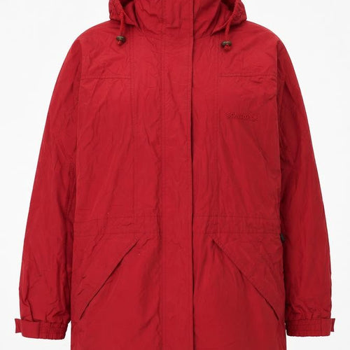 Scanda Women’s Red Size 14 Anorak Hooded Zip Jacket