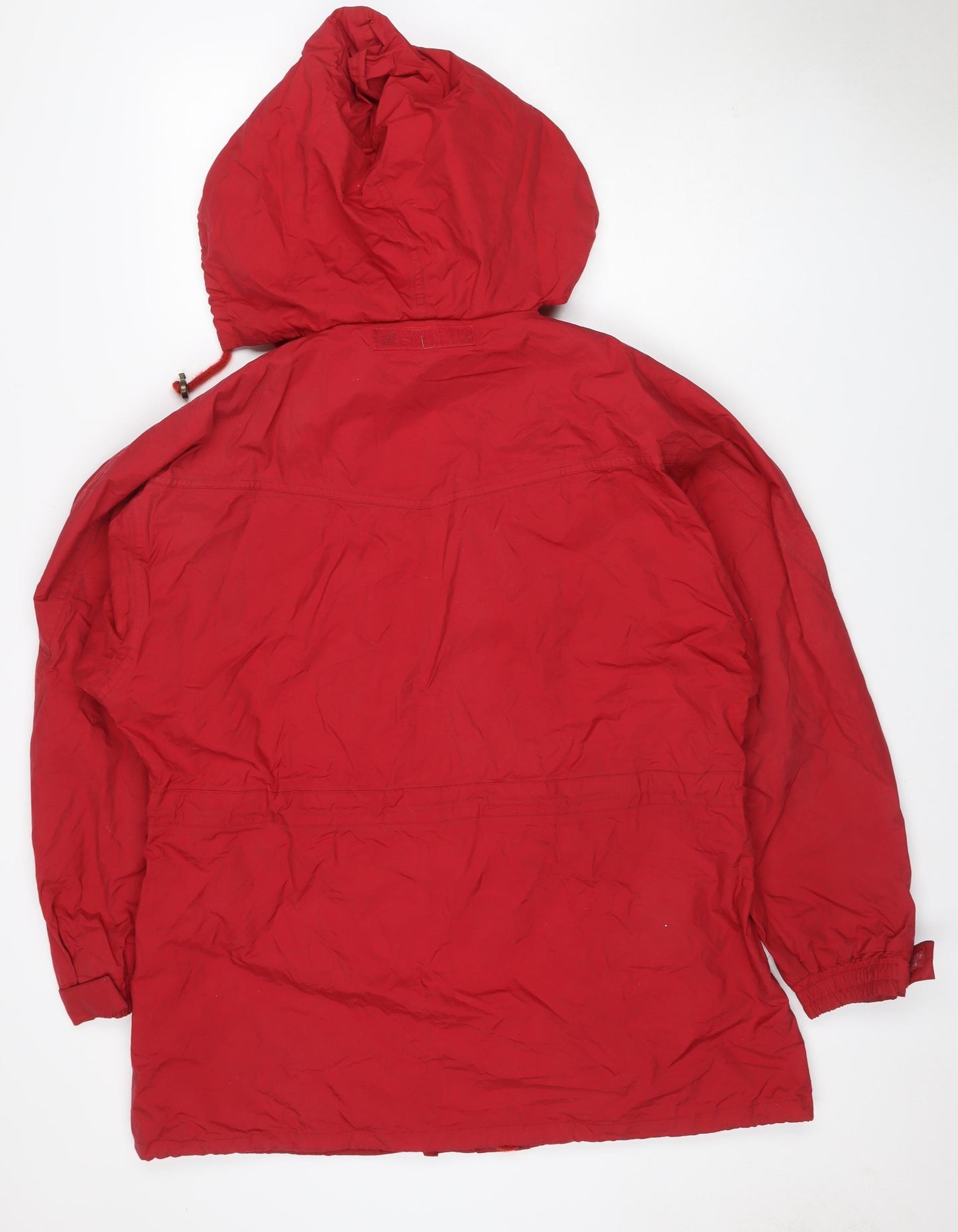 Scanda Women’s Red Size 14 Anorak Hooded Zip Jacket