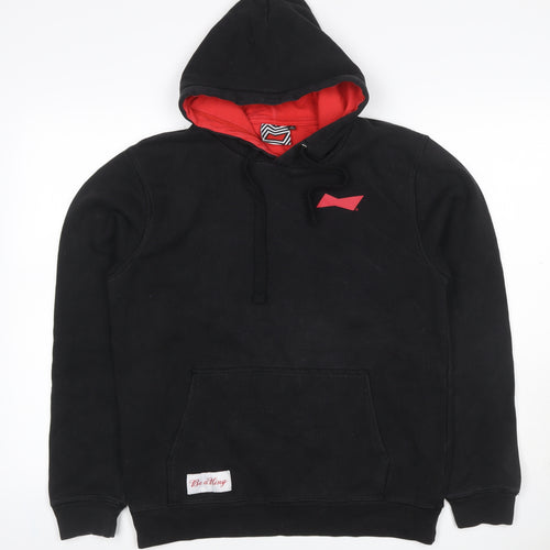 Be a King Men’s Black M Pullover Hoodie Graphic Print