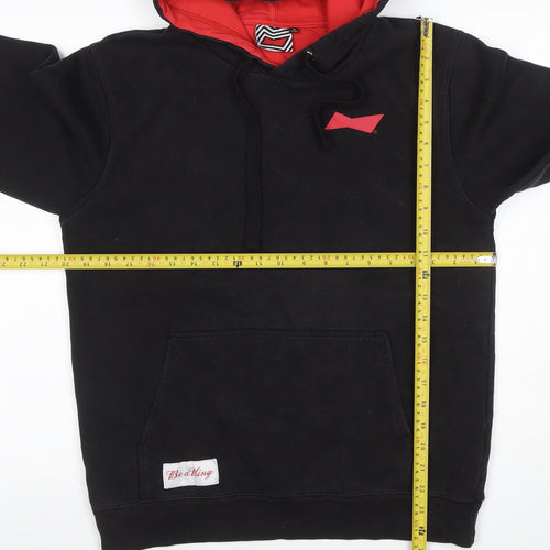 Be a King Men’s Black M Pullover Hoodie Graphic Print