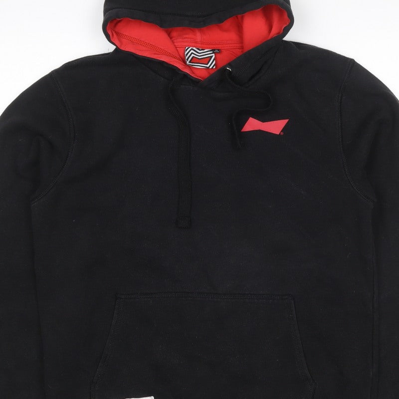 Be a King Men’s Black M Pullover Hoodie Graphic Print