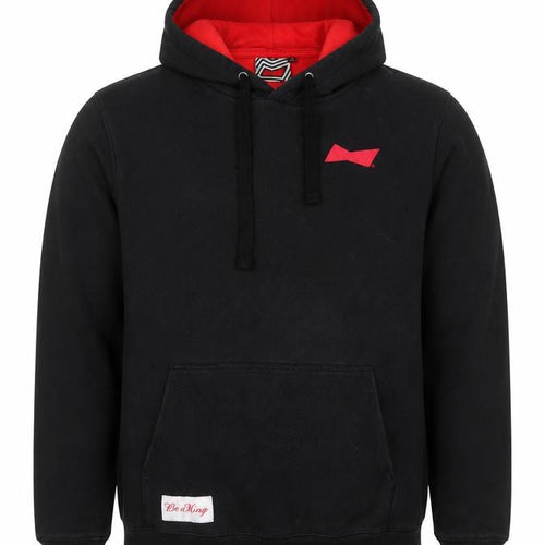 Be a King Men’s Black M Pullover Hoodie Graphic Print