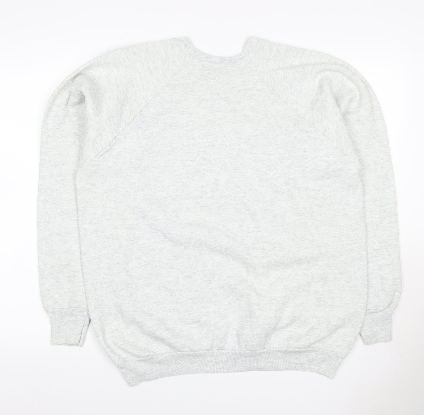 Fruit of the Loom Men’s Grey XL Mickey Mouse Christmas Sweatshirt
