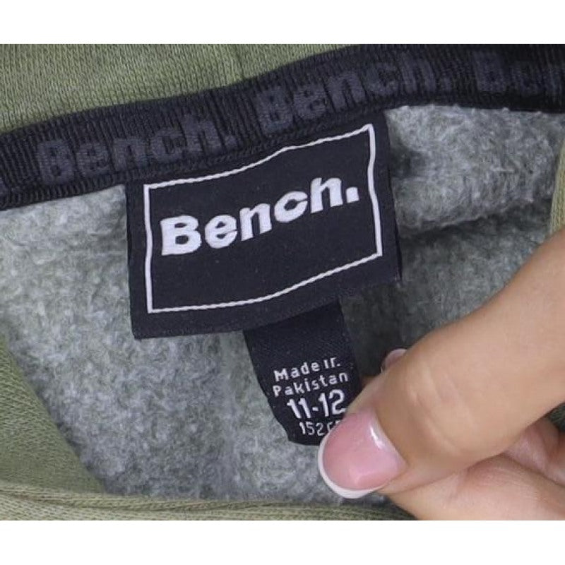 Additional view of Bench. boys’ green tie dye logo pullover hoodie age 11-12 years