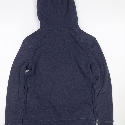 Levi's Women’s Blue Full Zip Hoodie Size S Logo Fleece