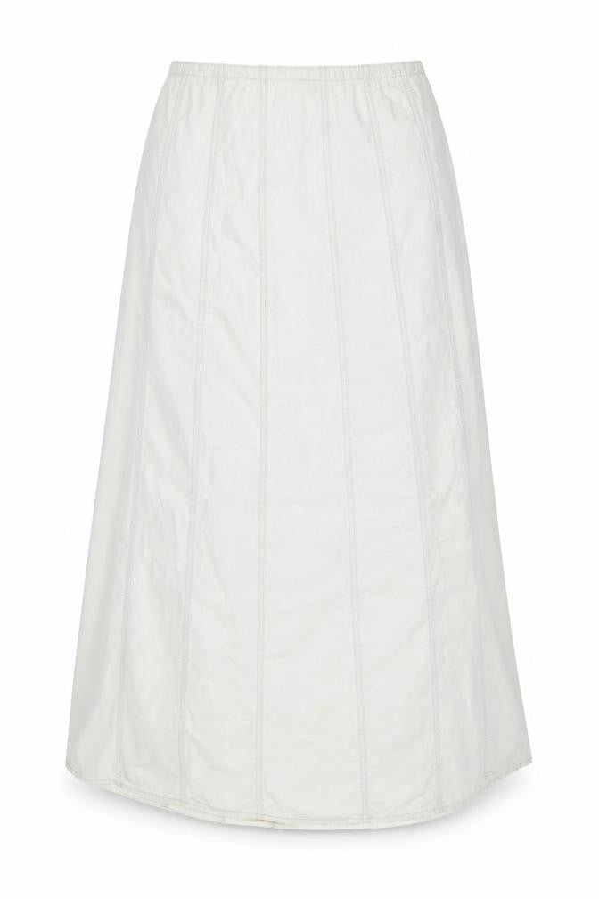 DKNY Pure Women’s Ivory Wide-Leg Cotton Trousers Size 8