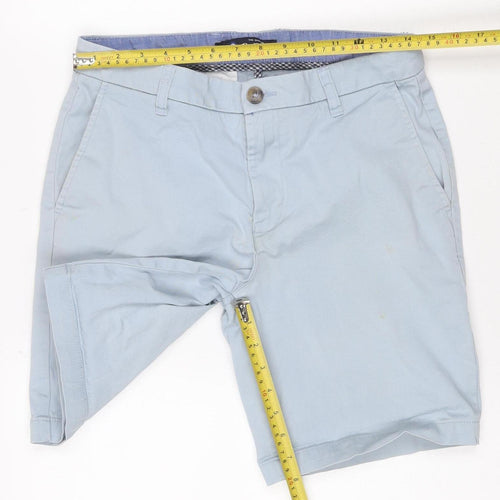 Ben Sherman Men’s Blue Chino Shorts Size 32 Cotton Stretch