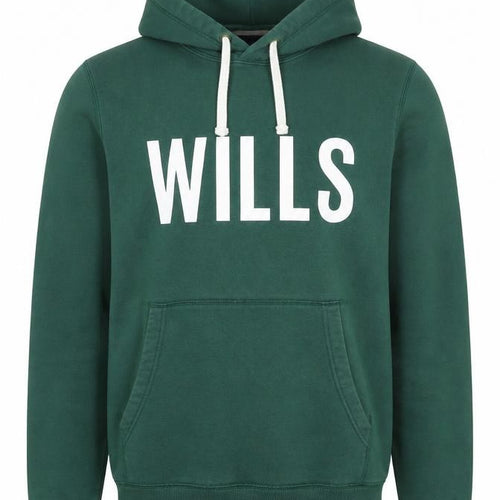 Jack Wills Men’s Green M Pullover Hoodie Logo Graphic Fleece