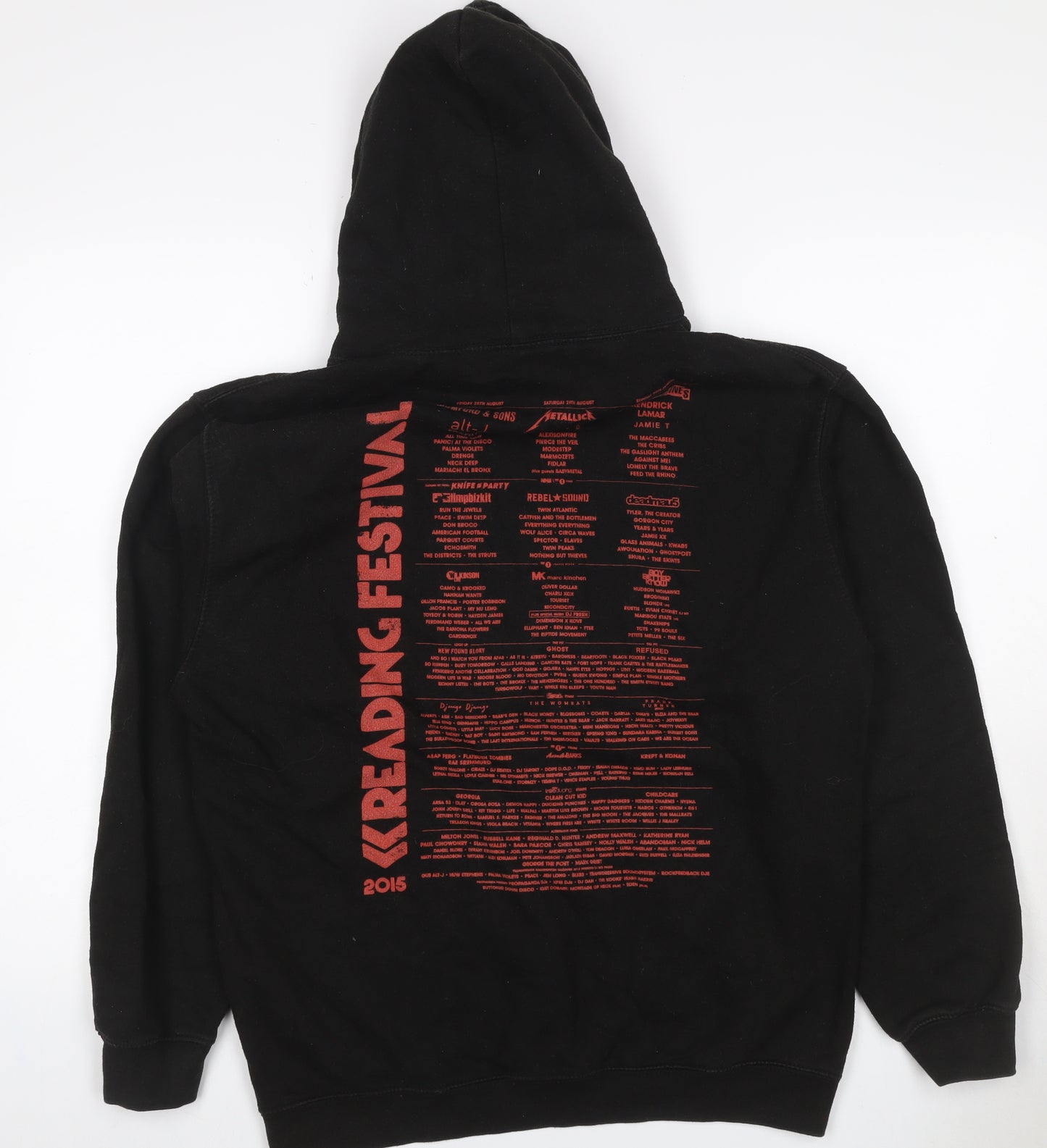 AWDis Just Hoods Men Black M Pullover Reading Festival 2015 Hoodie
