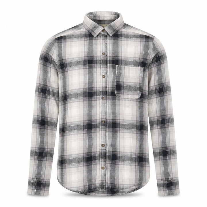 Hollister Men’s Grey Plaid Cotton Button-Up Shirt XS Long Sleeve