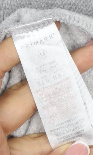 Primark Women Grey M Sex Education Graphic Print Pullover Sweatshirt