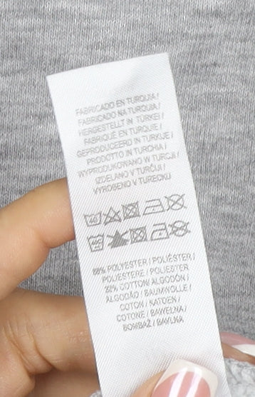 Primark Women Grey M Sex Education Graphic Print Pullover Sweatshirt