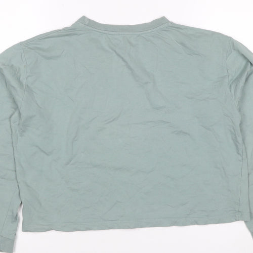 Studiofit Women’s Green XL California Graphic Print Crew Neck Sweatshirt
