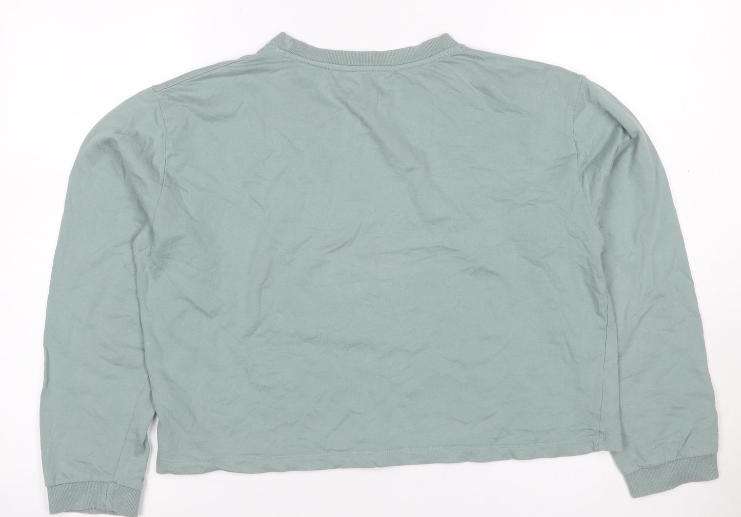 Studiofit Women’s Green XL California Graphic Print Crew Neck Sweatshirt