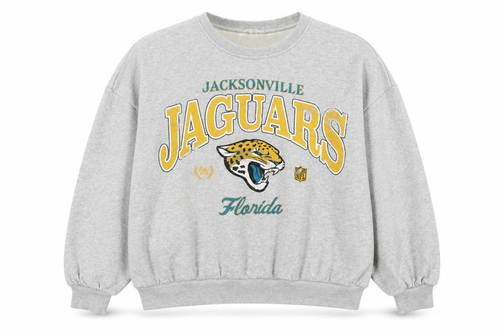H&M Women Grey XL Jacksonville Jaguars NFL Graphic Pullover Sweatshirt