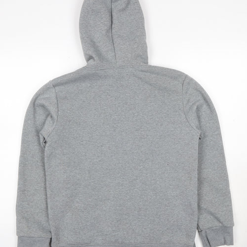 S-HIP Women’s Grey L Pullover Hoodie University Roma Graphic