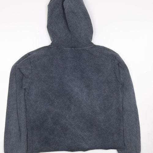 S-Ponder Women Grey L Halloween Graphic Pullover Hoodie