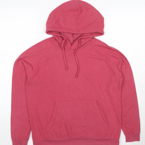 Gypsy Soul Women’s Pink Pullover Hoodie Snake Floral Graphic Drawstring