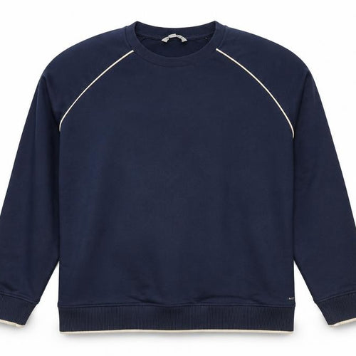 Autograph Men’s Navy 2XL Crew Neck Piped Cotton Sweatshirt